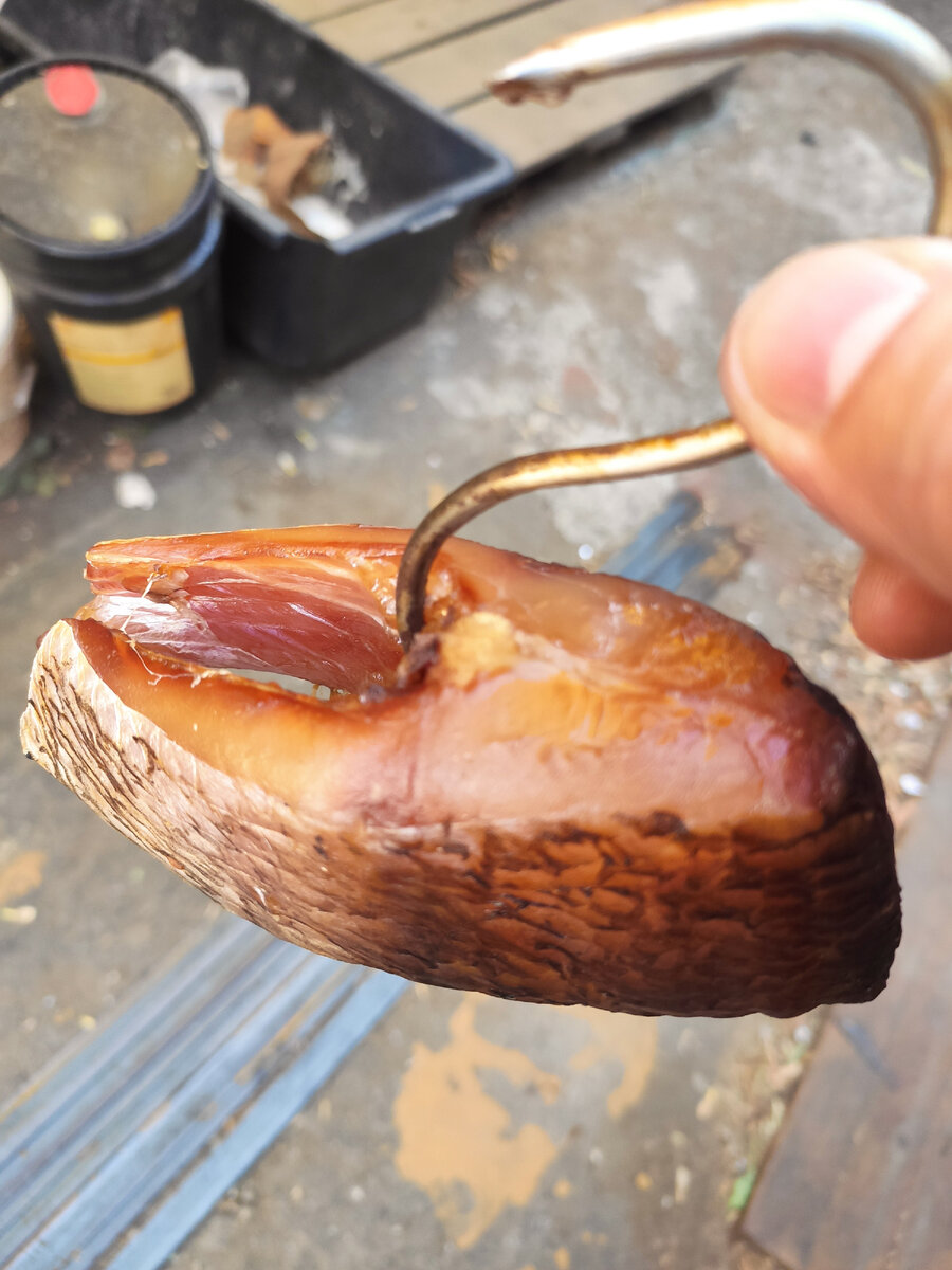 Коптим рыбку в самодельной коптильне. Фото автора