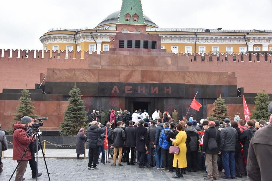 фото очереди в мавзолей