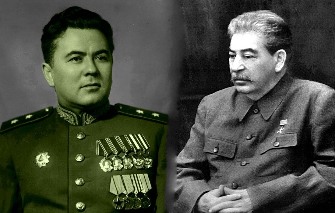 Лысенко и Сталин. С Ковалев СССР.