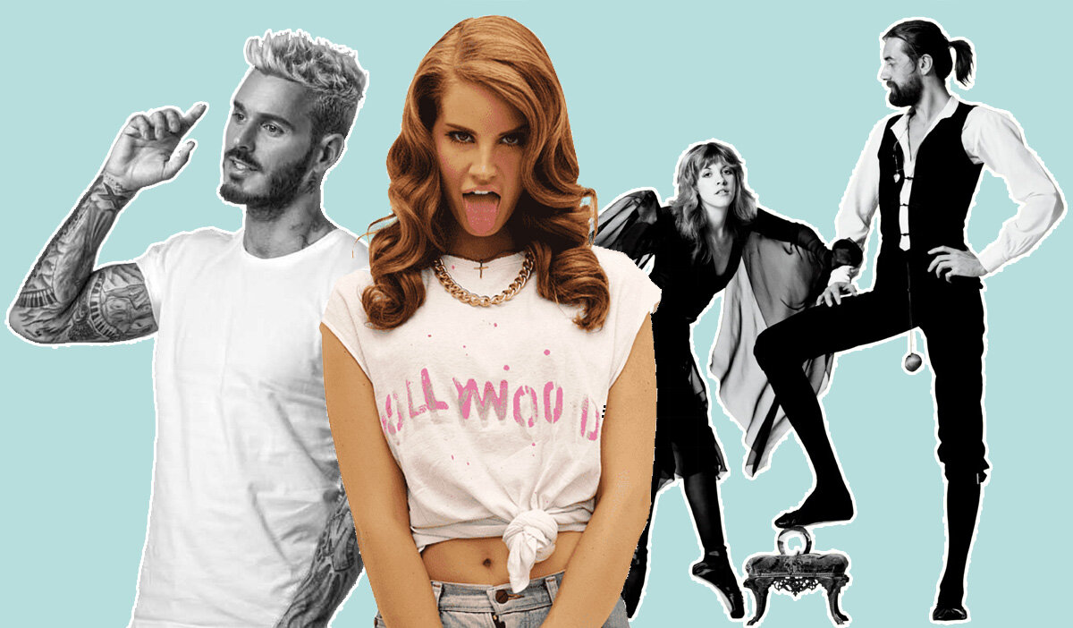 M Pokora, Lana Del Rey, Stevie Nicks & Mick Fleetwood (Fleetwood Mac) 