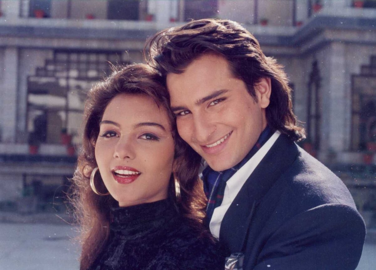 Соми Али и Саиф Али Кхан. фото взято с яндекс-картинок.