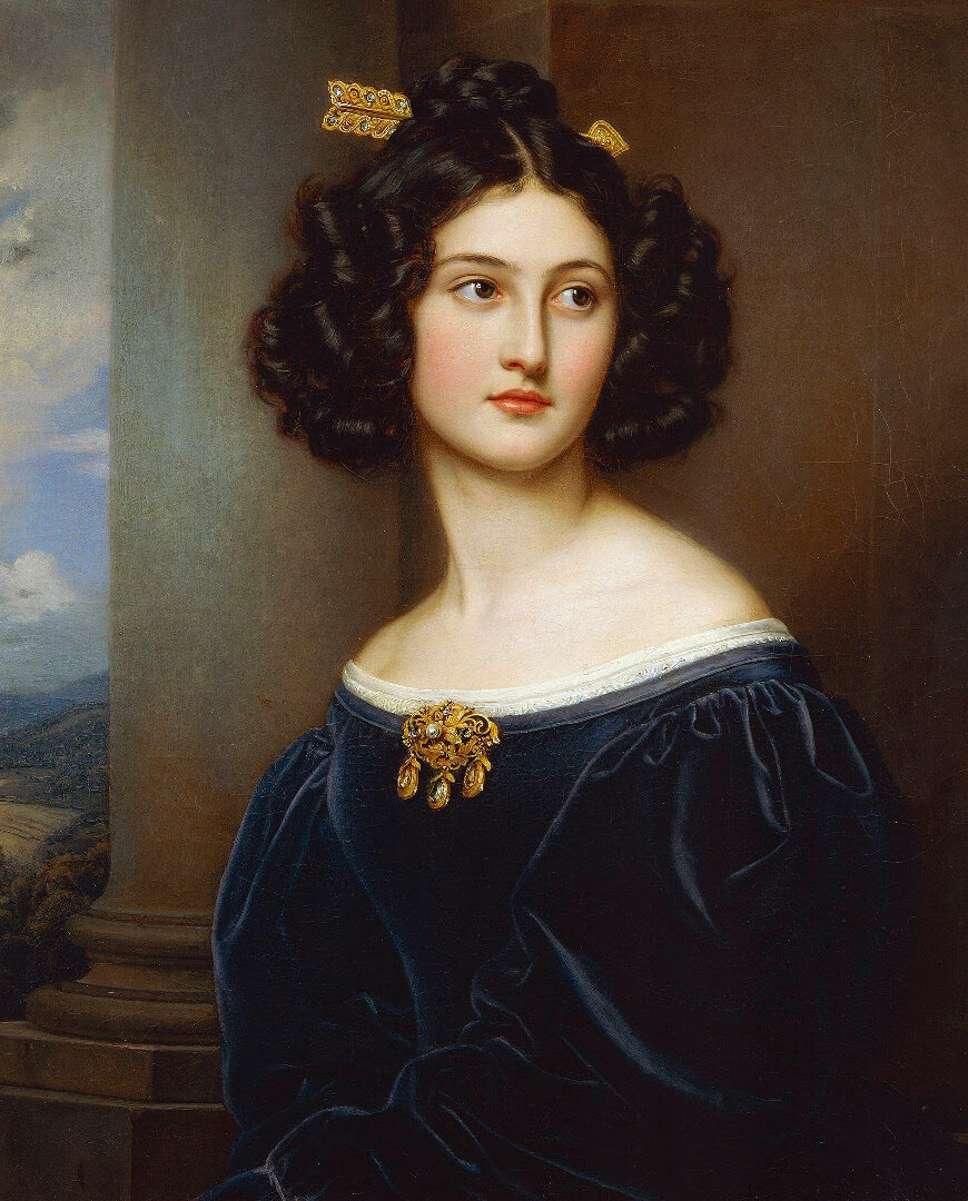 Йозеф Карл Штилер "Портрет Нанетт Гейне, урожденной Каула", 1829