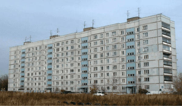 Панельный дом времен СССР