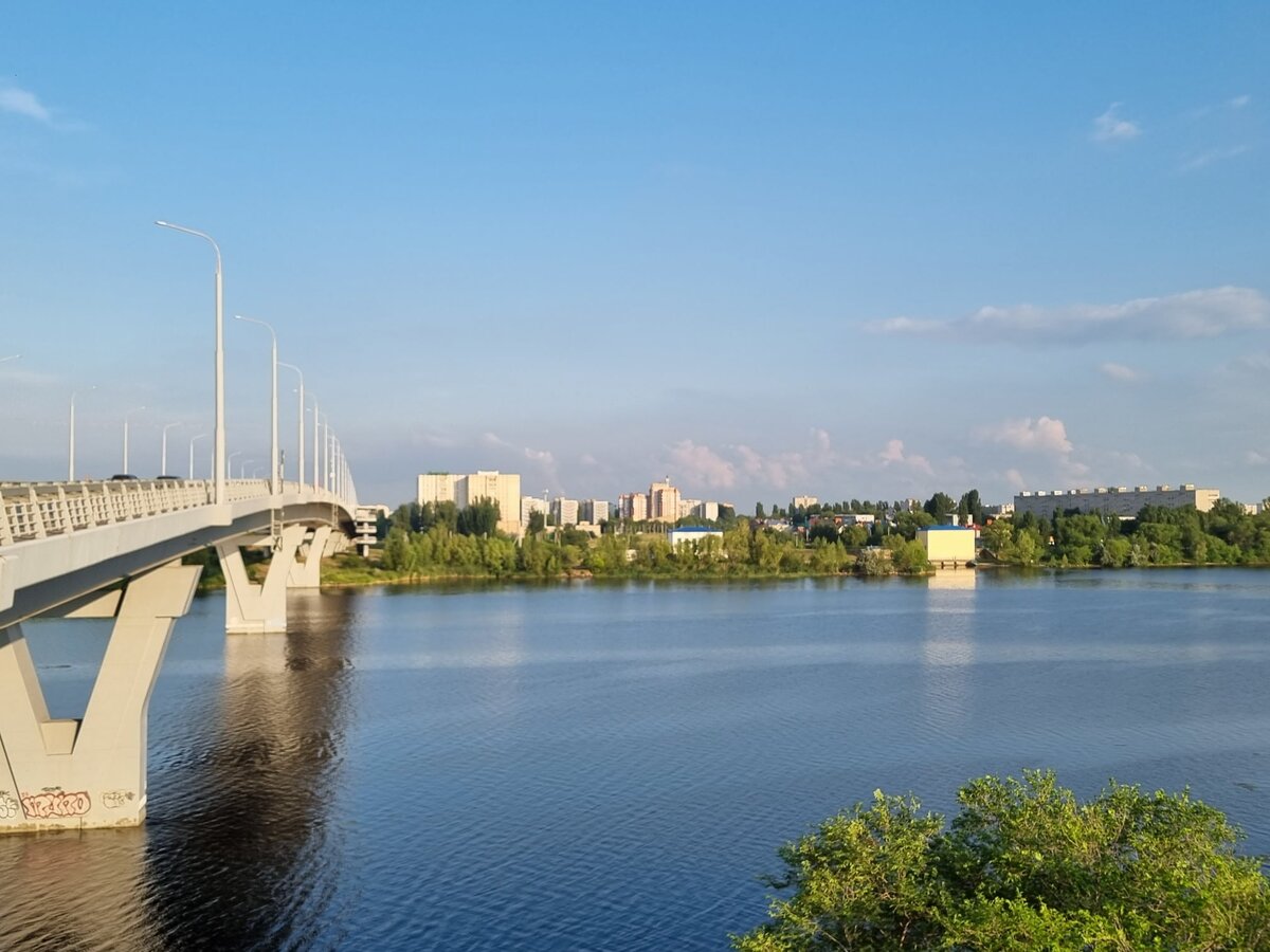 Балаково мост через Волгу