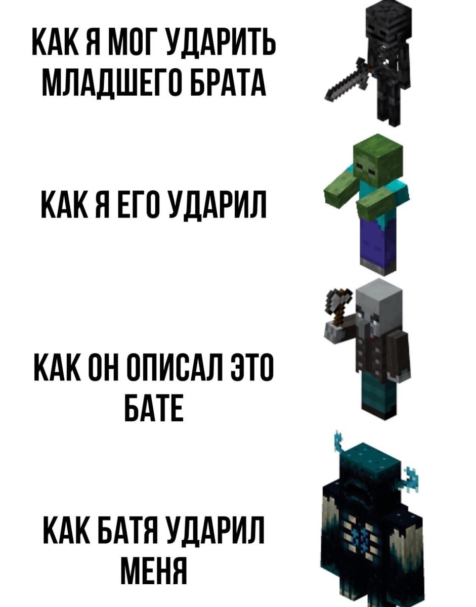 Подборка мемов по Minecraft. Часть 2 | Oldgamer | Дзен