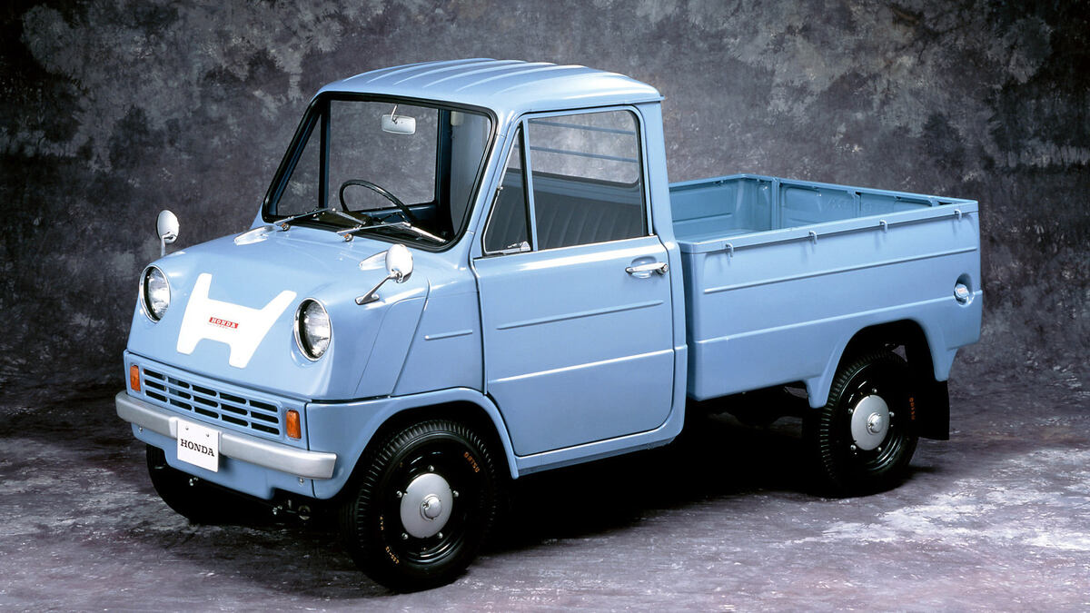 Самый первый грузовик Honda T360