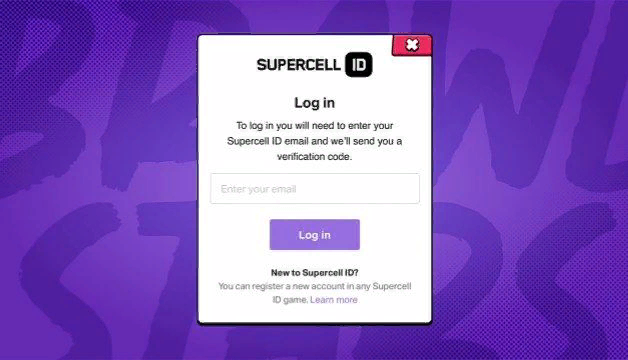 Supercell ID Log In