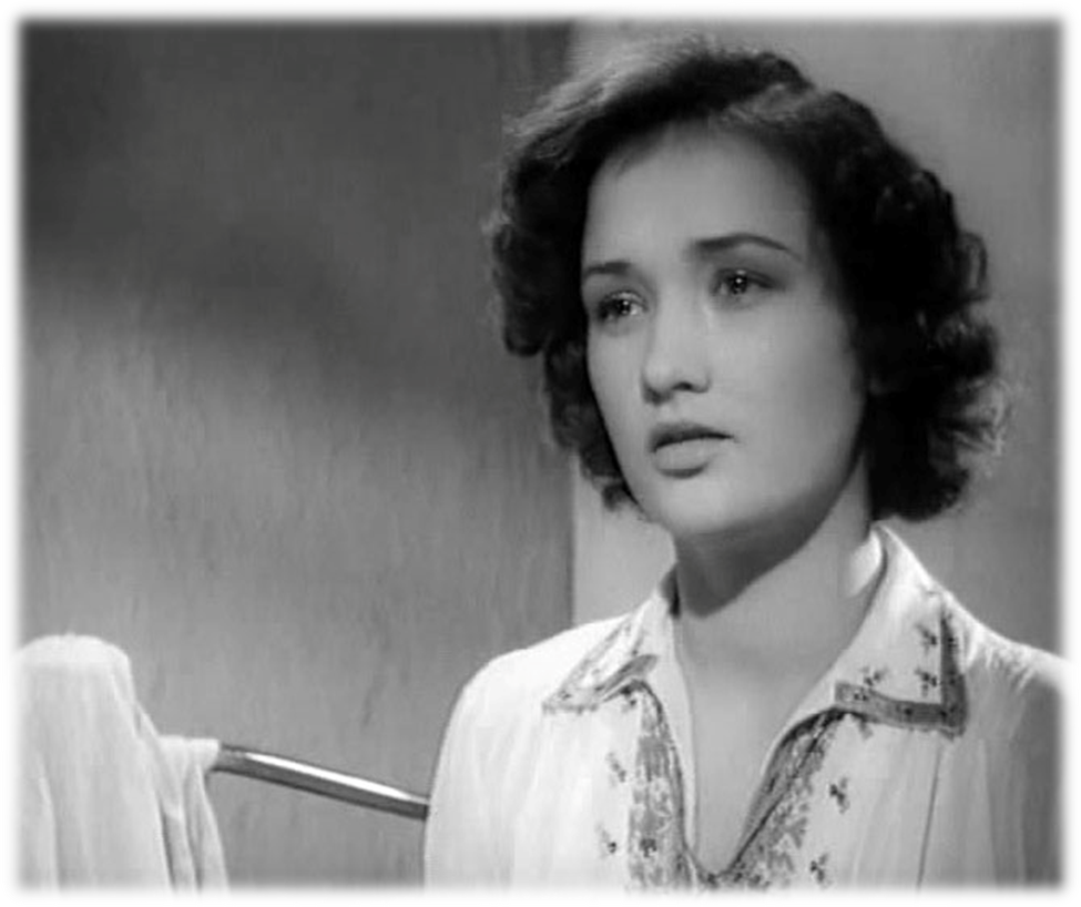 Зинаида Кириенко.   Кадр из  к/ф  «Надежда», 1954 г. Киностудия им. Горького.   
