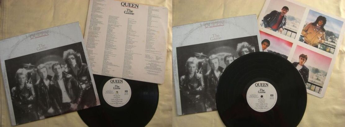 Альбом Queen «The Game», 1980 г., британский выпуск 