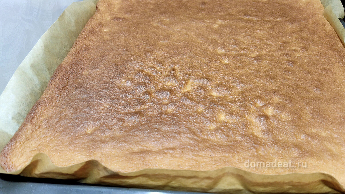 бисквит для прямоугольного торта