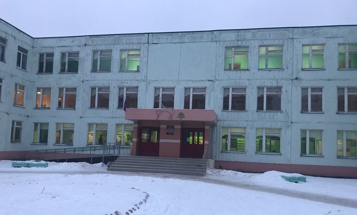 Школа в Боре. Источник: yandex.ru/maps