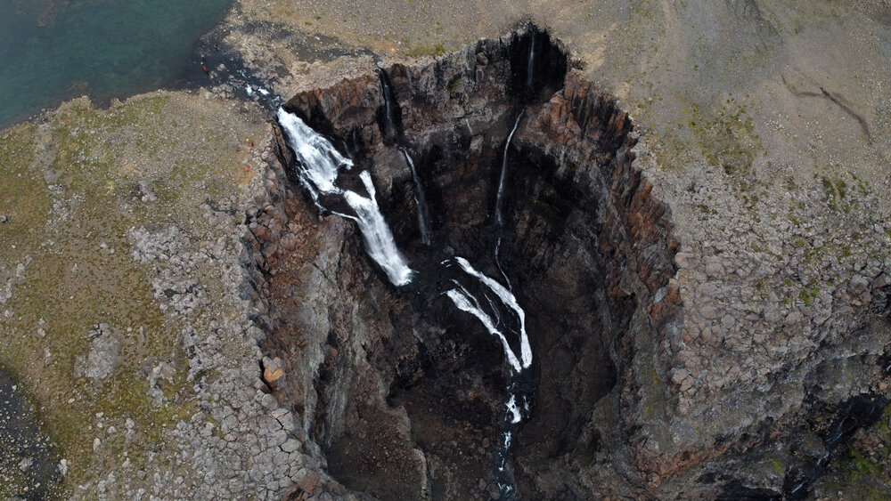 Водопад богатырь Красноярский край