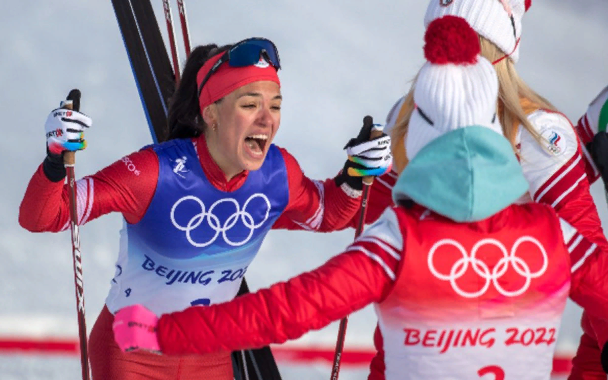 Олимпийская чемпионка лыжница Вероника Степанова