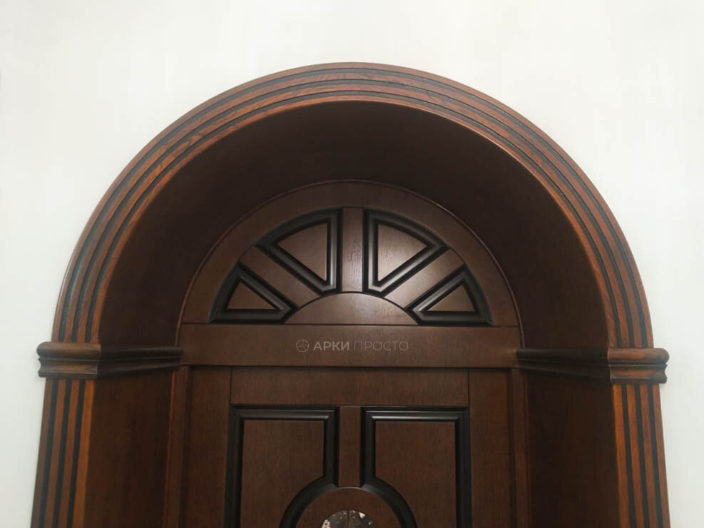 Отделка арочной двери
