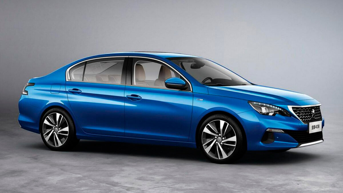 Peugeot 408 2022. Пежо седан 2023.