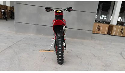 Так мотоцикл выглядит сзади