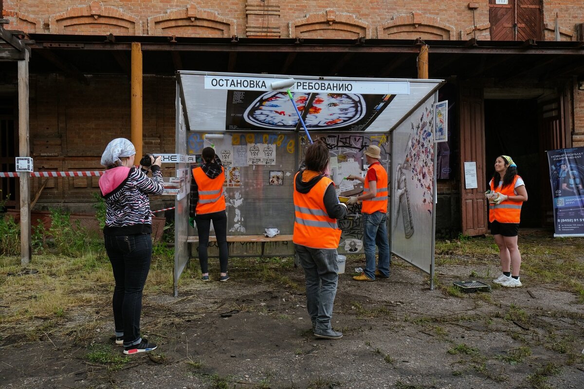 ARTПатруль в Саратове: Стрит арт, «Текстура» и проект «Остановка по  требованию» | ARTПатруль | Дзен