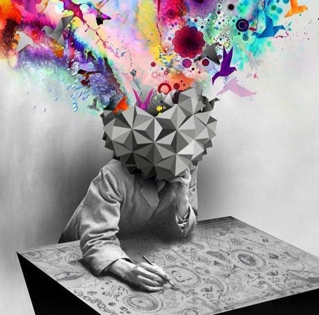 Фантазии мозга. Креативные картины. Креативные рисунки. Необычные картины. Креативное рисование
