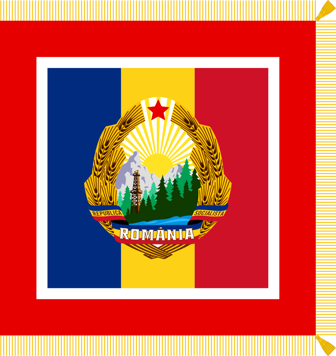 Социалистическая республика румыния. Герб социалистической Республики Румыния. Флаг социалистической Румынии. Социалистическая Республика Румыния флаг. Герб Румынии социалистической.