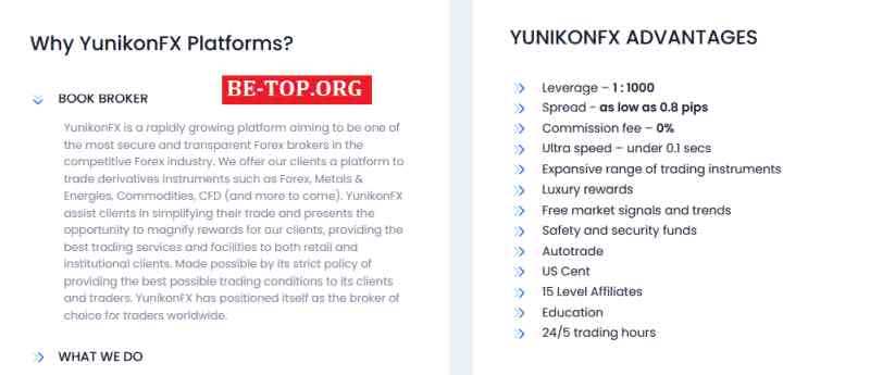 Возможность снять деньги с "Yunikon FX" не подтверждена.