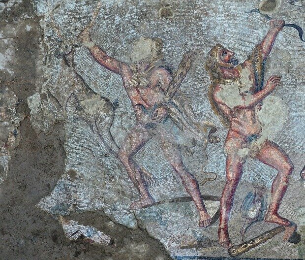 Фрагмент мозаики из древнего города Сиедра. Источник изображения: Kazılar ve Araştırmalar Dairesi Başkanlığı / Twitter