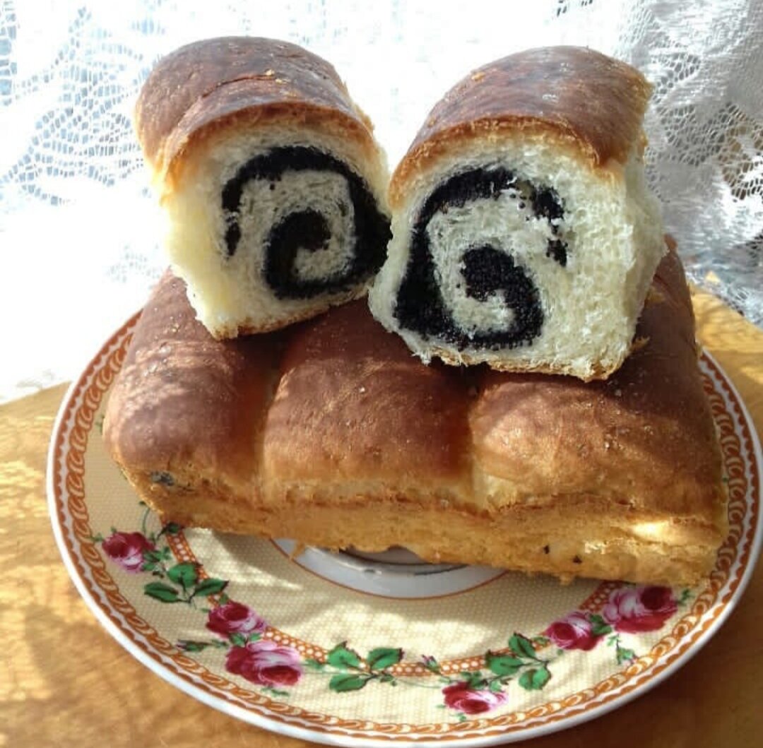 Булочки с маком постные. Фото автора 