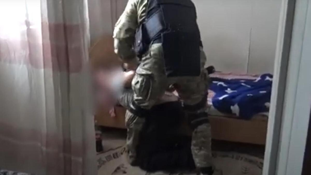    Момент задержания:Polisia.kz