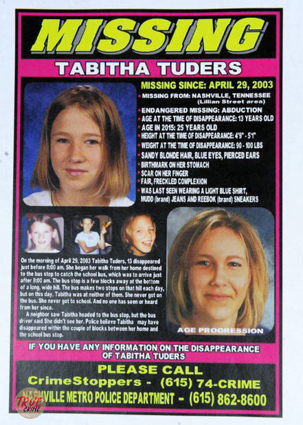 Листовка о пропаже Табиты Тудерс. Источник фото: www.wkrn.com
