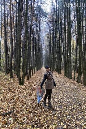    Ирина Сашина в парке Малевича Личный архив