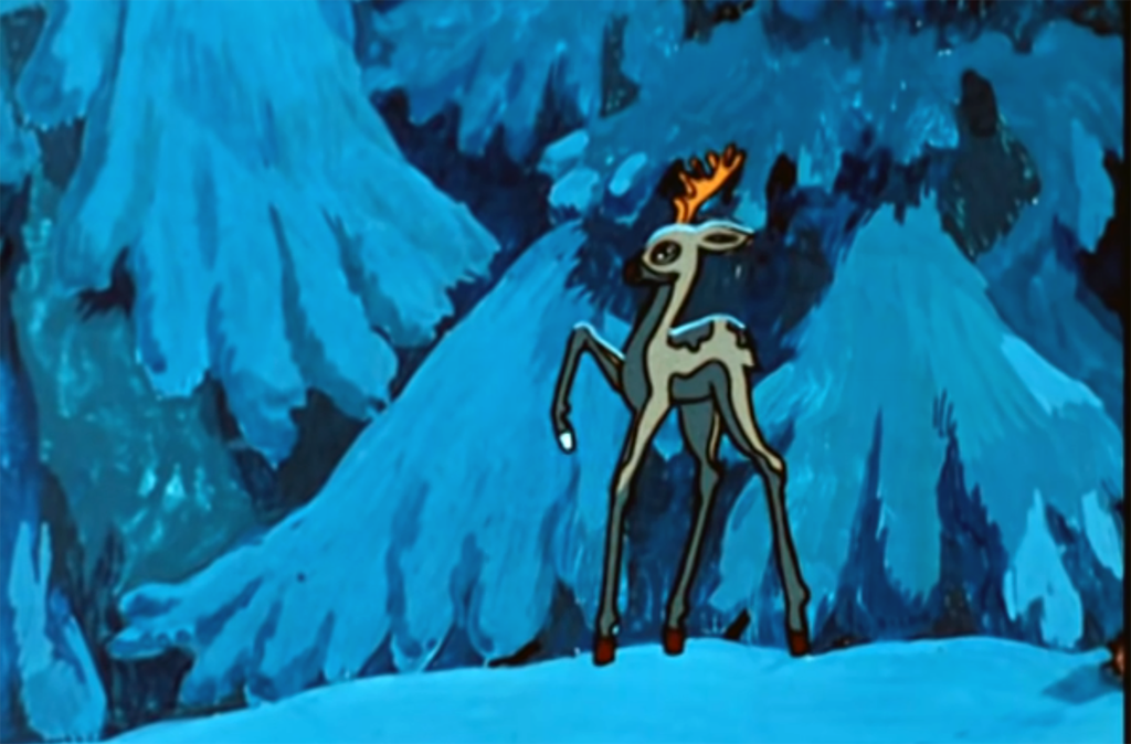 Кадр из фильма "Серебрянное копытце" взят для иллюстрации из Яндекс Картинки.  