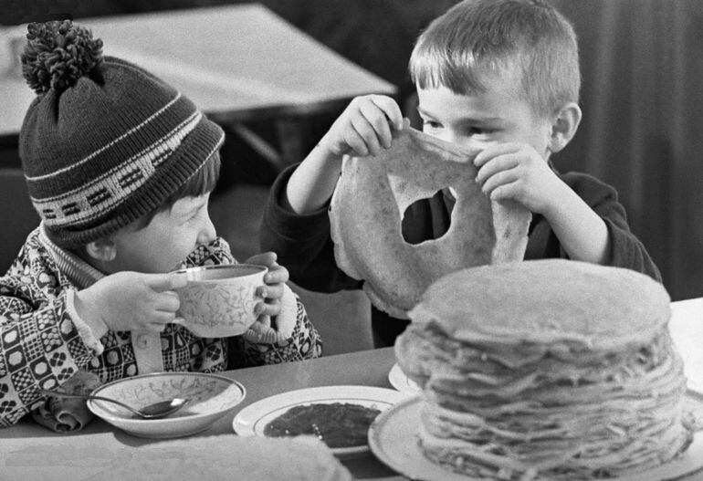 Блинчики. фото СССР