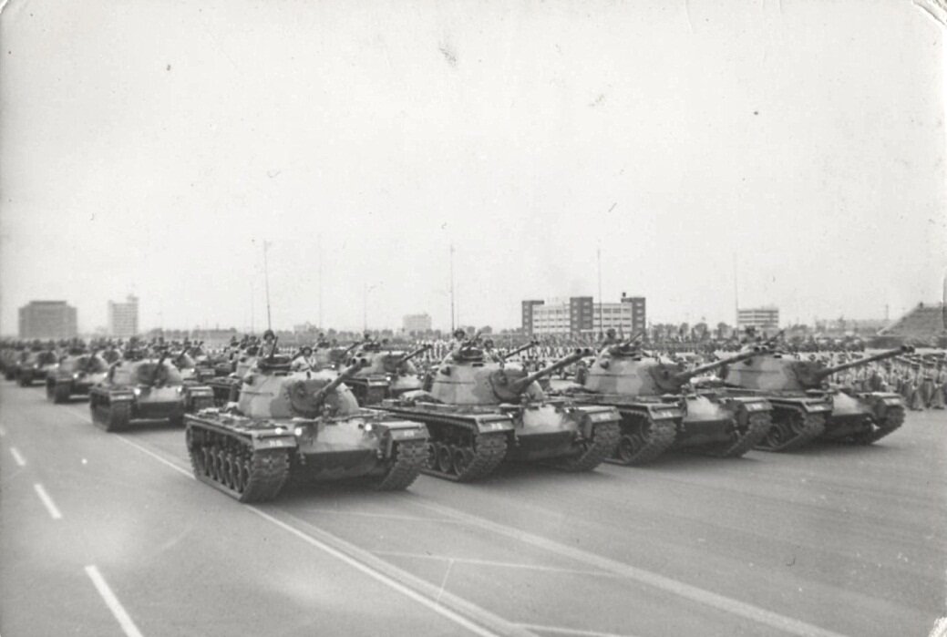 Танки M48 Южной Кореи. 1973 год