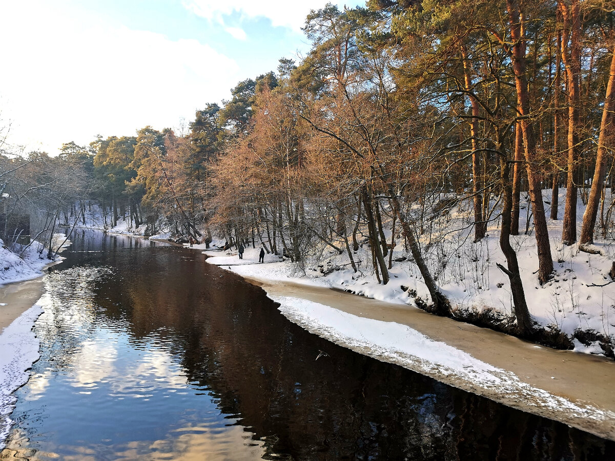По дороге в бассейн, река Сестра