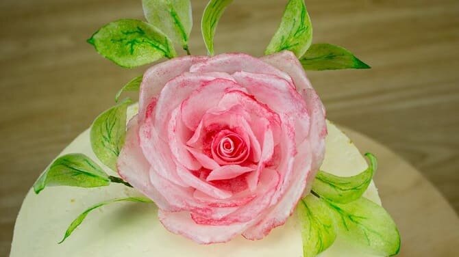 Как сделать цветы для торта своими руками - La Violette
