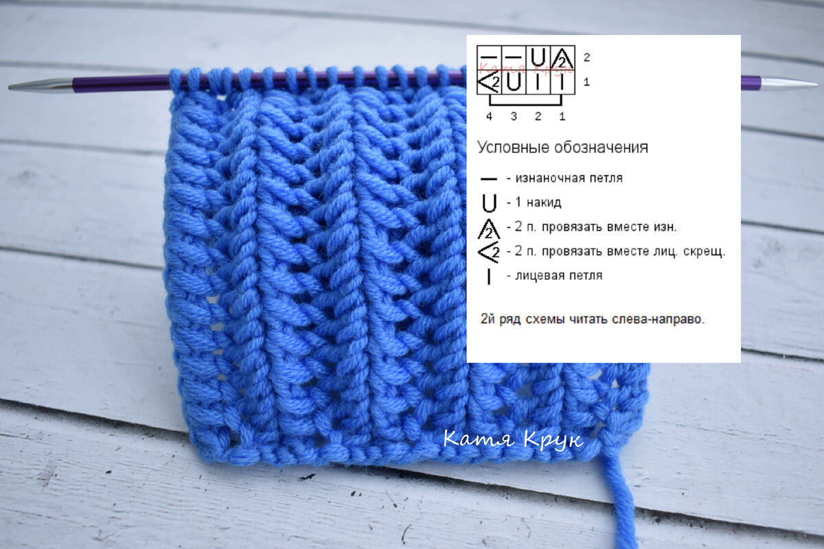 Изнаночный ряд читать слева-направо.