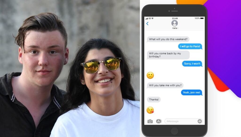 Судя по чату, Кэти хочет провести уик-энд вместе с другом. Коллаж: Влад Шаталов
