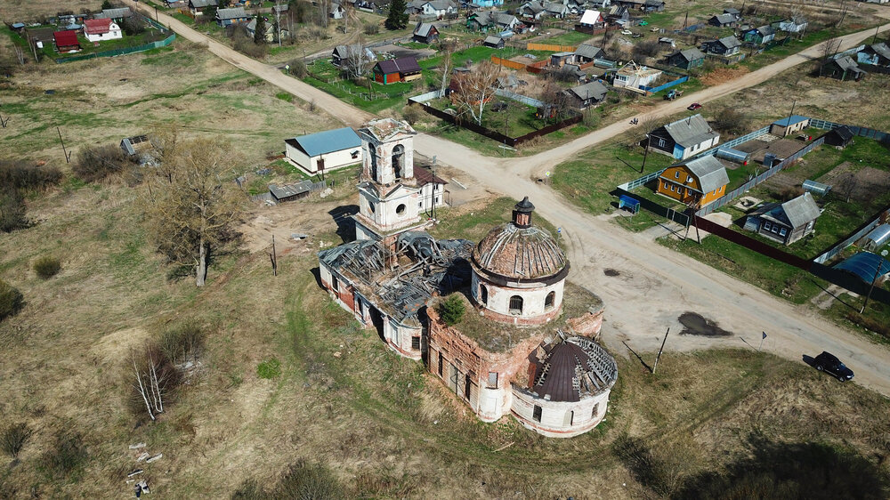 Калининский район тверская область фото Церковь Троицы Живоначальной 1819г. в Нестерово Отворотка Дзен