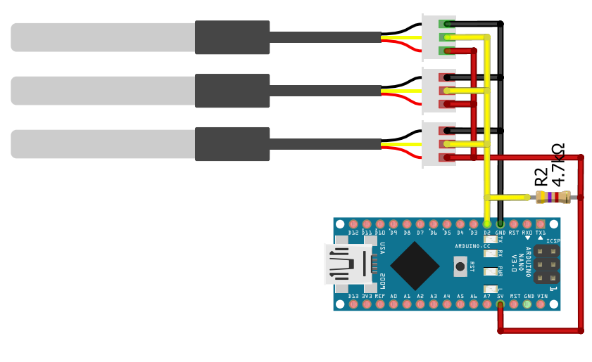 (на картинке изображен модуль arduino nano)