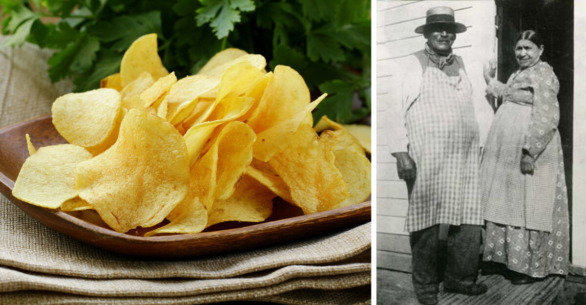Картофельные чипсы в каком году придумали. Джордж Крам чипсы. Джордж Крам изобретатель чипсов. Шеф-повар Джордж Крам. Уильям Тэппенден чипсы.
