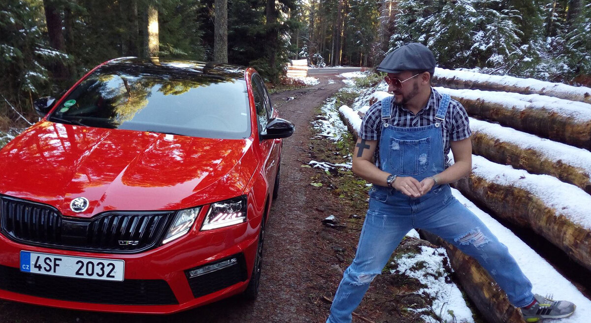 В горах Германии Skoda Octavia RS показала себя достойно.