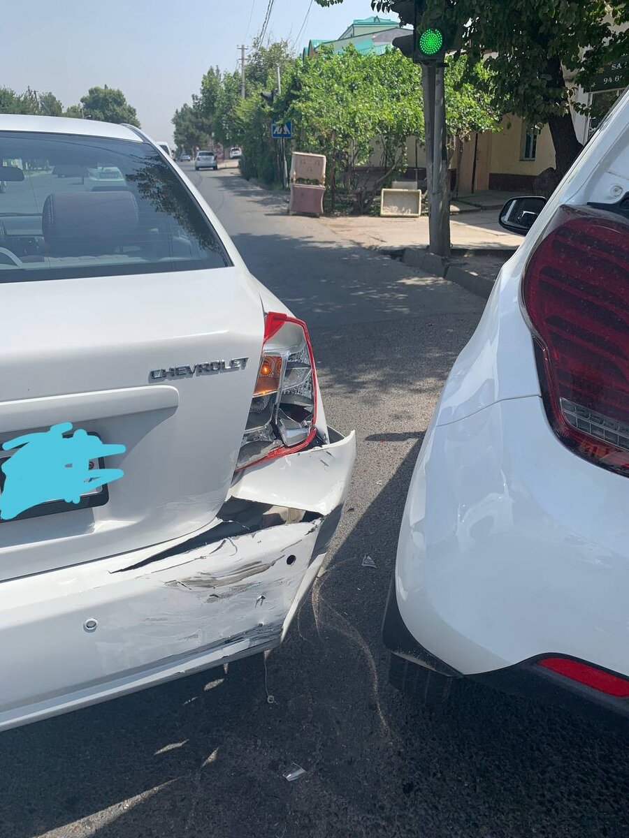 Фотография сразу после аварии