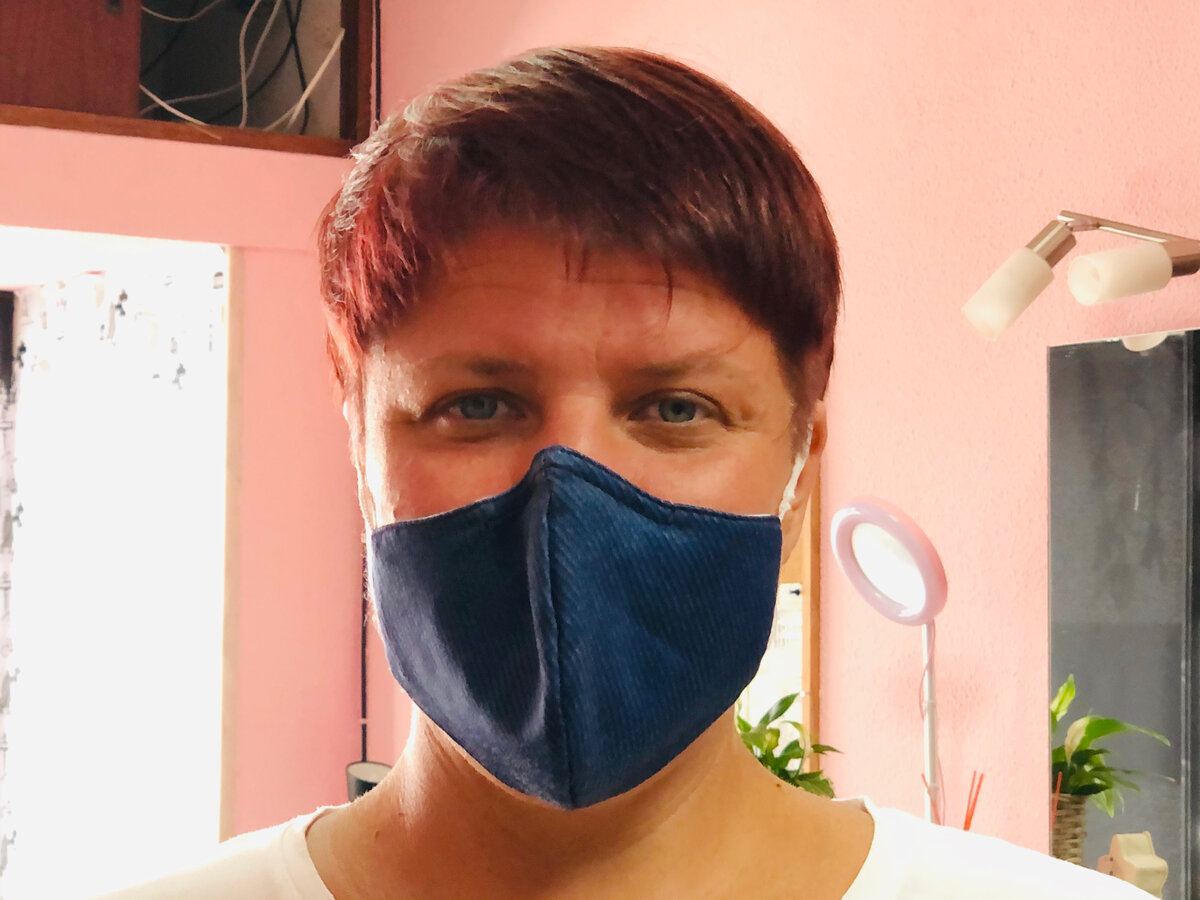 После стрижки в салоне