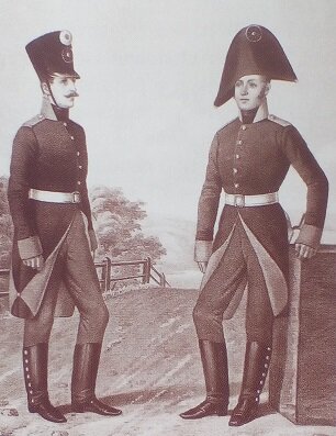 Рядовые губернской роты. 1807 год