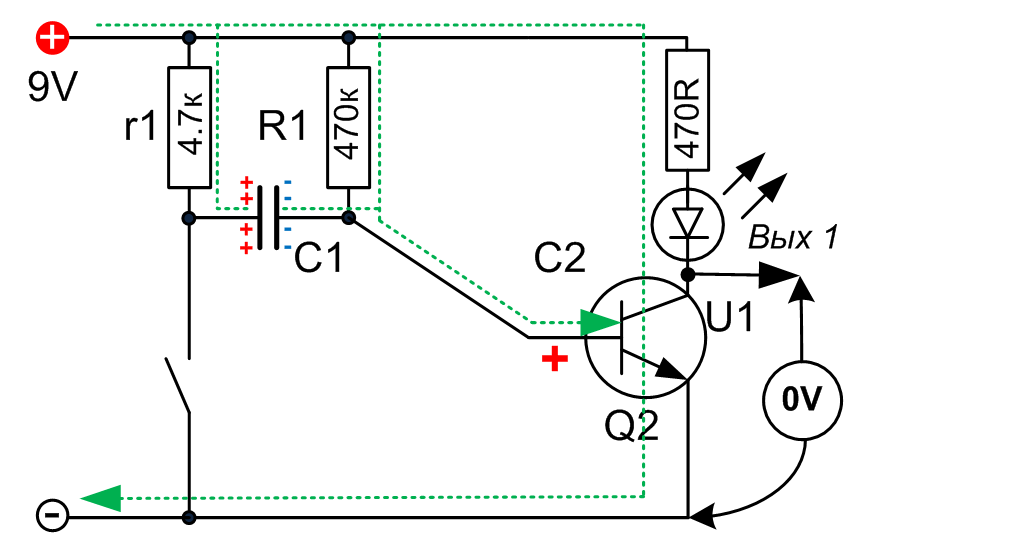 Как работает симметричный мультивибратор на транзисторах | Электроника ...
