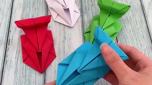 Машинка из бумаги. Оригами