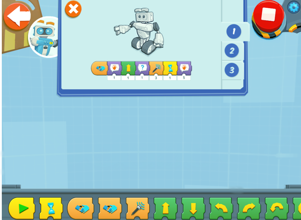 Вот так выглядит программирование. Просто набираете на панели какие то действия и запускаете.