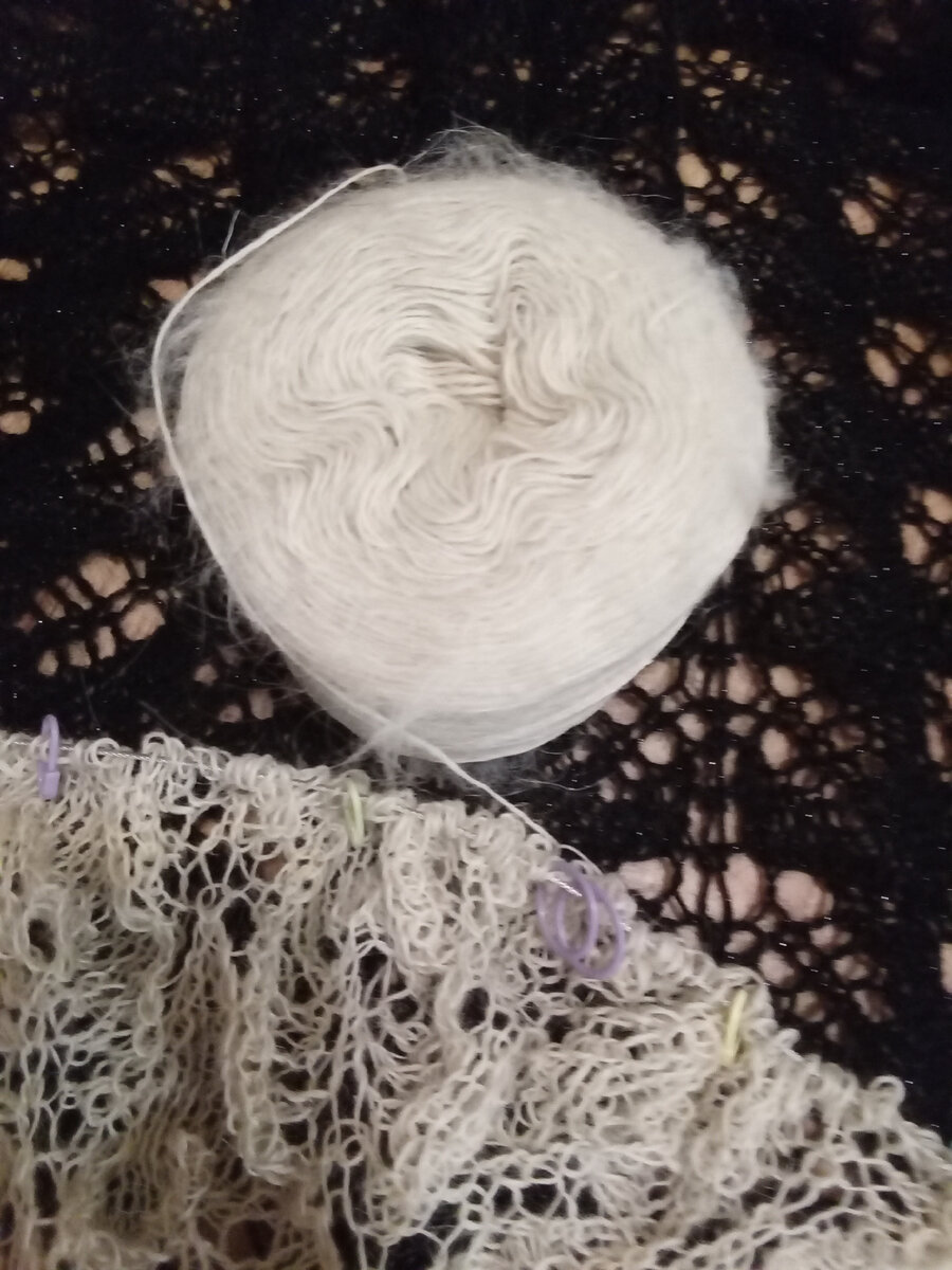 Мой шальной мир. Шаль из козьего пуха 