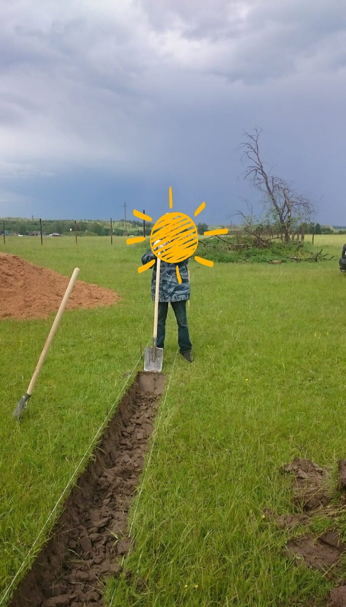Наш участок. С чистого листа. Далекий 2017 год. 