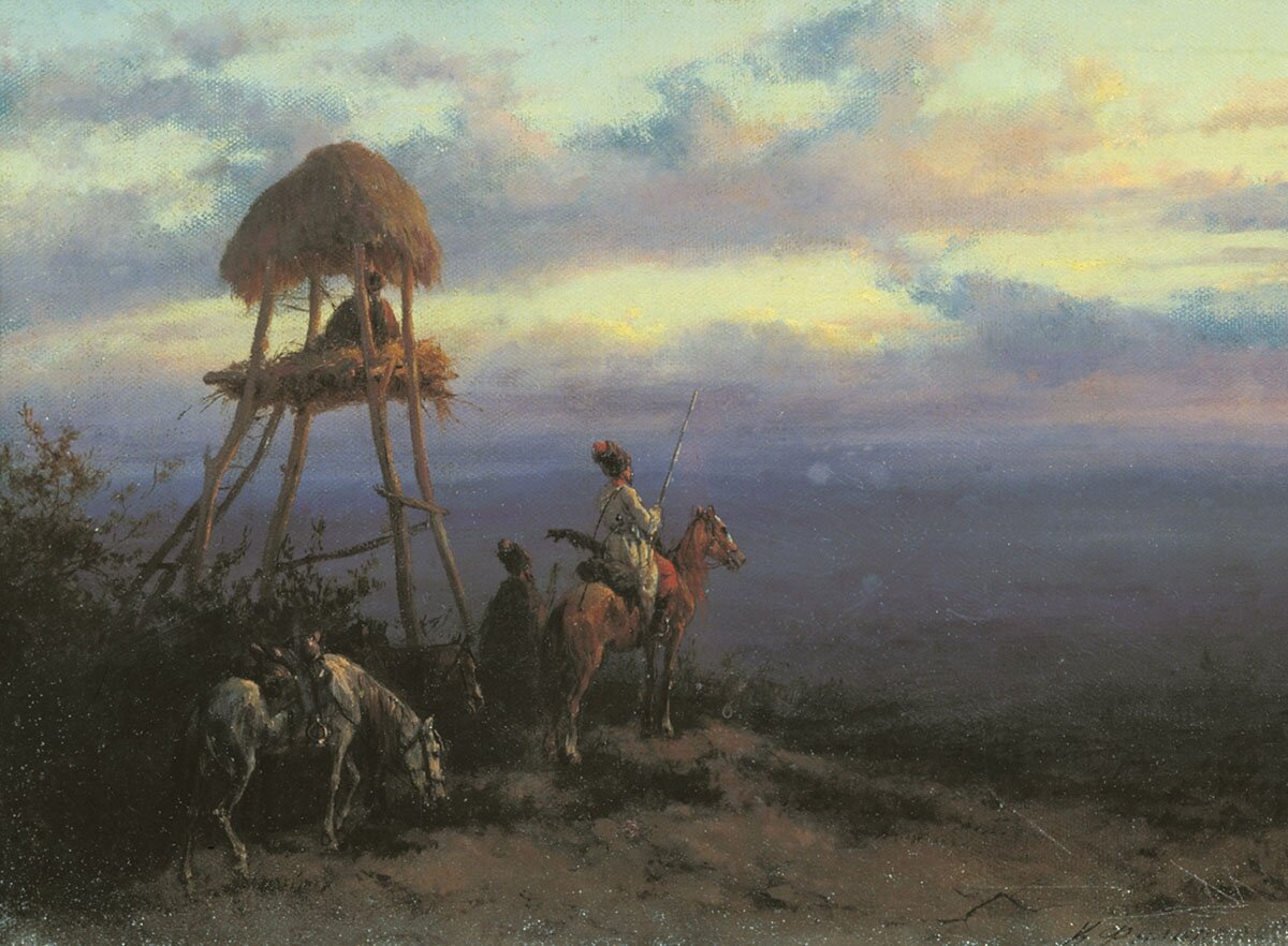 Казачий разъезд. М.А. Мещерский 