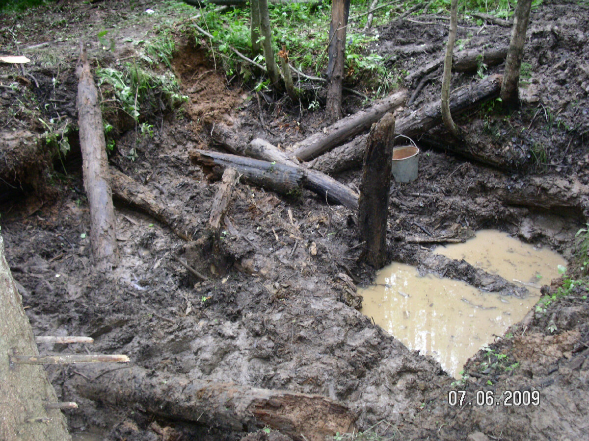 Блиндаж времён ВОВ